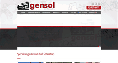 Desktop Screenshot of gensol.co.za